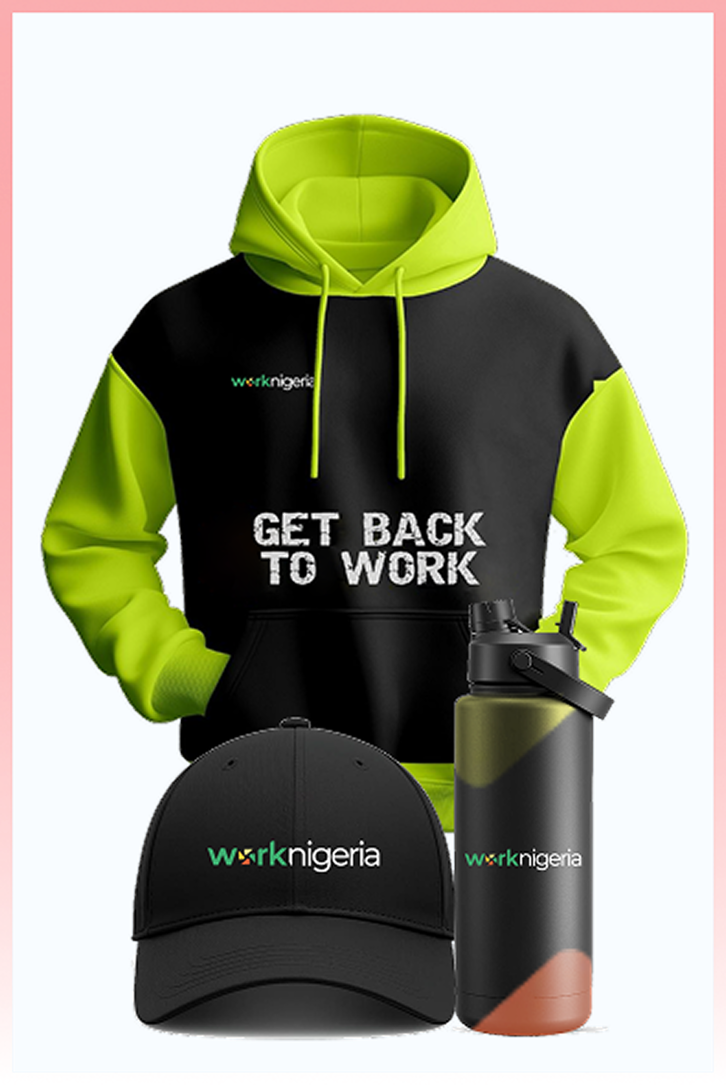 Branded hoodie